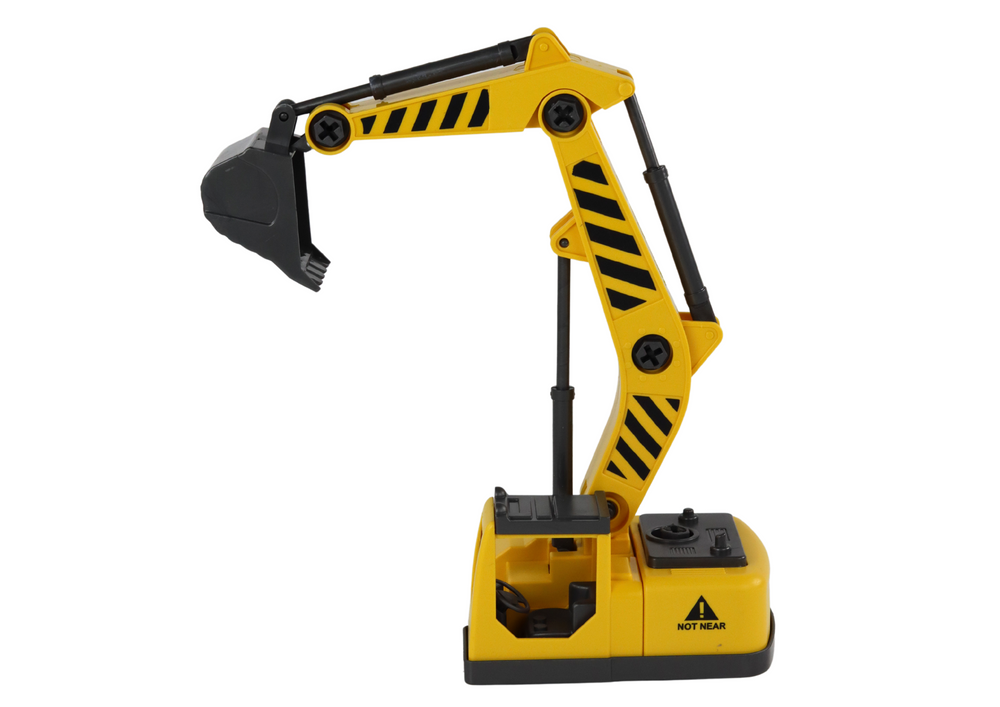 Construction Vehicles Sound Light 1:12 Diy Concrete Mixer Crane Excavator