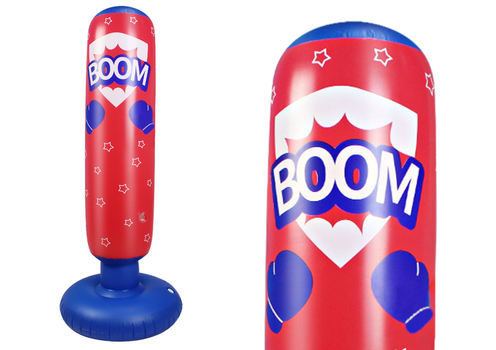 Inflatable Boxing Bag Red Blue 125cm