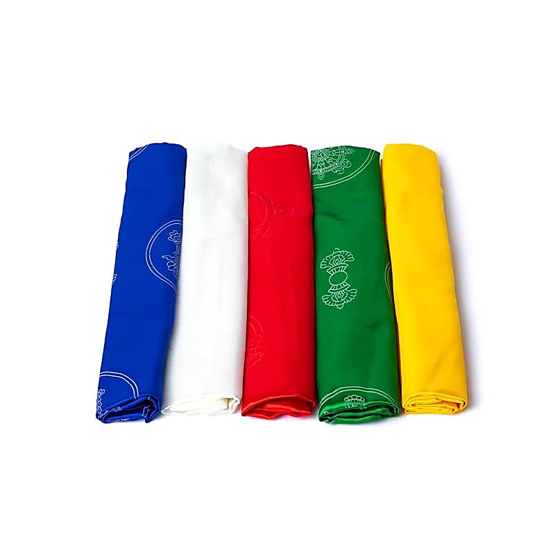 Kathag Tibetan Shawls Set 5 Colours - ±185x35cm
