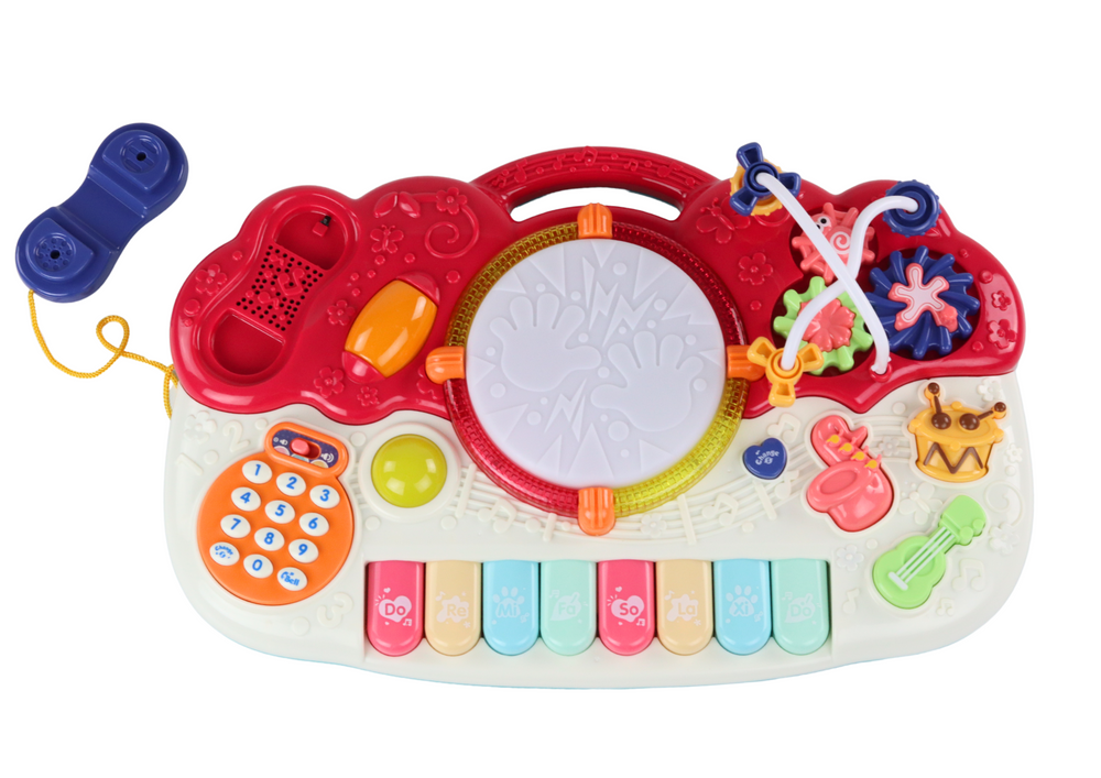 Organ Piano Educational Music Drum Sounds Light