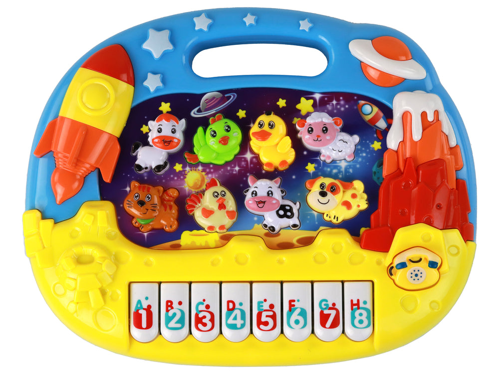 Educational Piano Learning English Organs Animals Space
