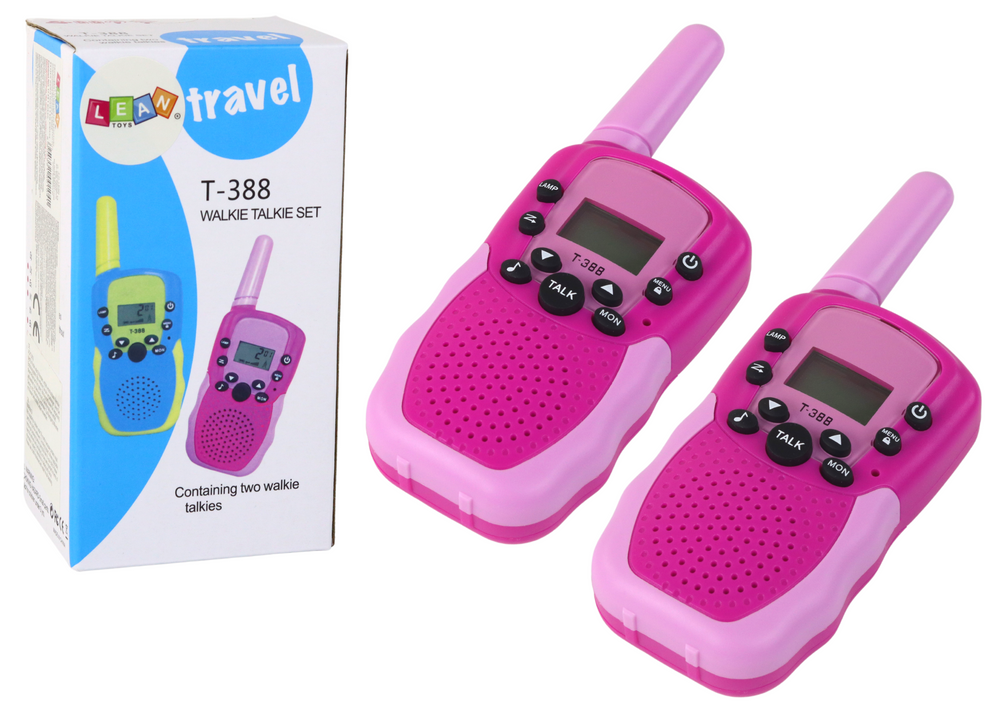 Walkie Talkie Walkie Talkie Pink Range 3km For Children