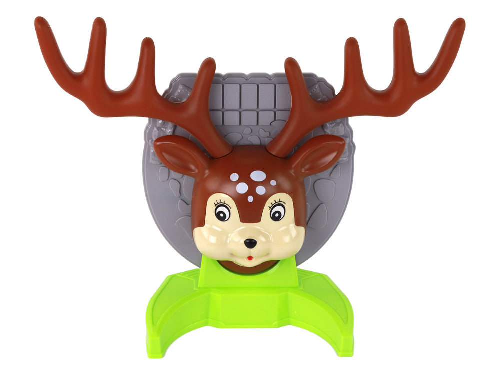 Family Arcade Game - Throwing A Hoop At A Deer
