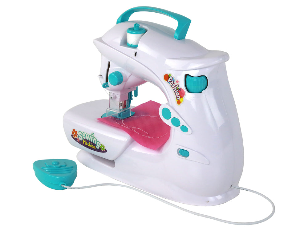Sewing Machine For Children Like A Real White Battery Operated