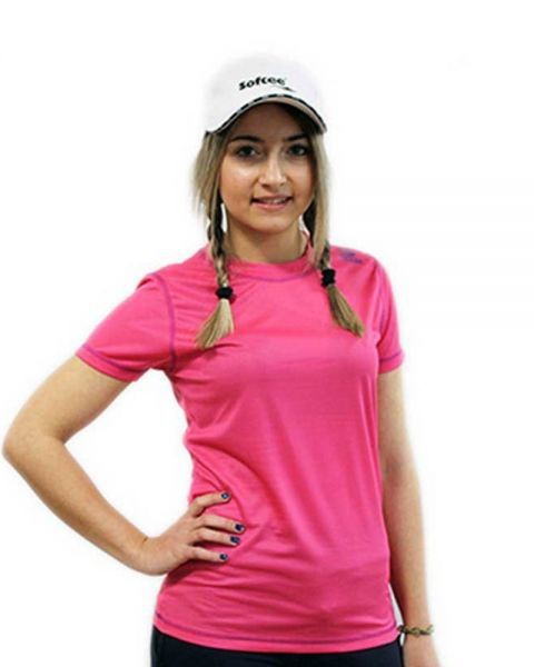 Softee Padel Zero Dames T-shirt Fucsia