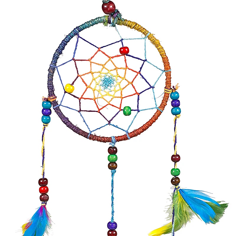 Dreamcatcher Hemp Rainbow S --пакет от 3 бр. - 11x25 см