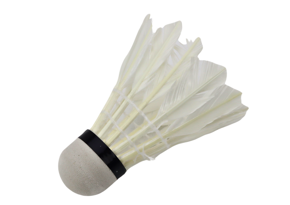 Set Of 3 Badminton Feather Shuttlecocks