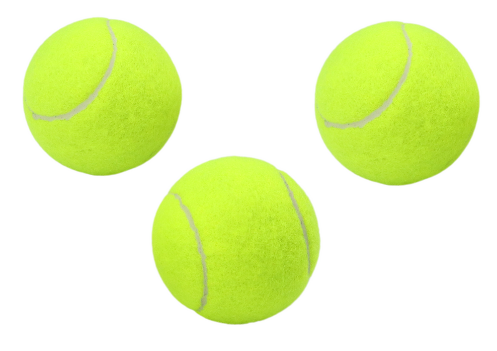 Tennis Balls Yellow Tennis Ball Set Of 3 Pcs.