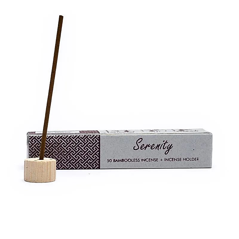 Incense Luibhe Bambú Le Suaimhneas Sealbhóir - Pacáiste 34 G As 12 ríomhaire