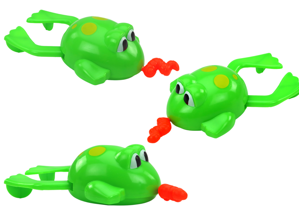 Wind-up Floating Green Frog Bath Toy