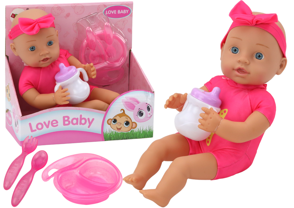 Baby Doll Pink Clothes Headband Feeding Accessories