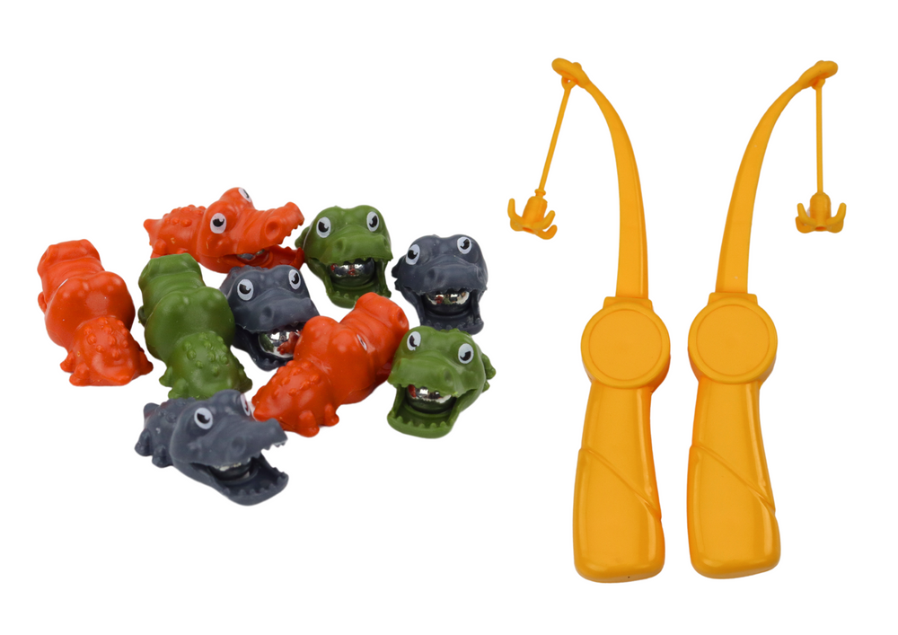 Crocodile Fishing Game Magnetic Brown Crocodile