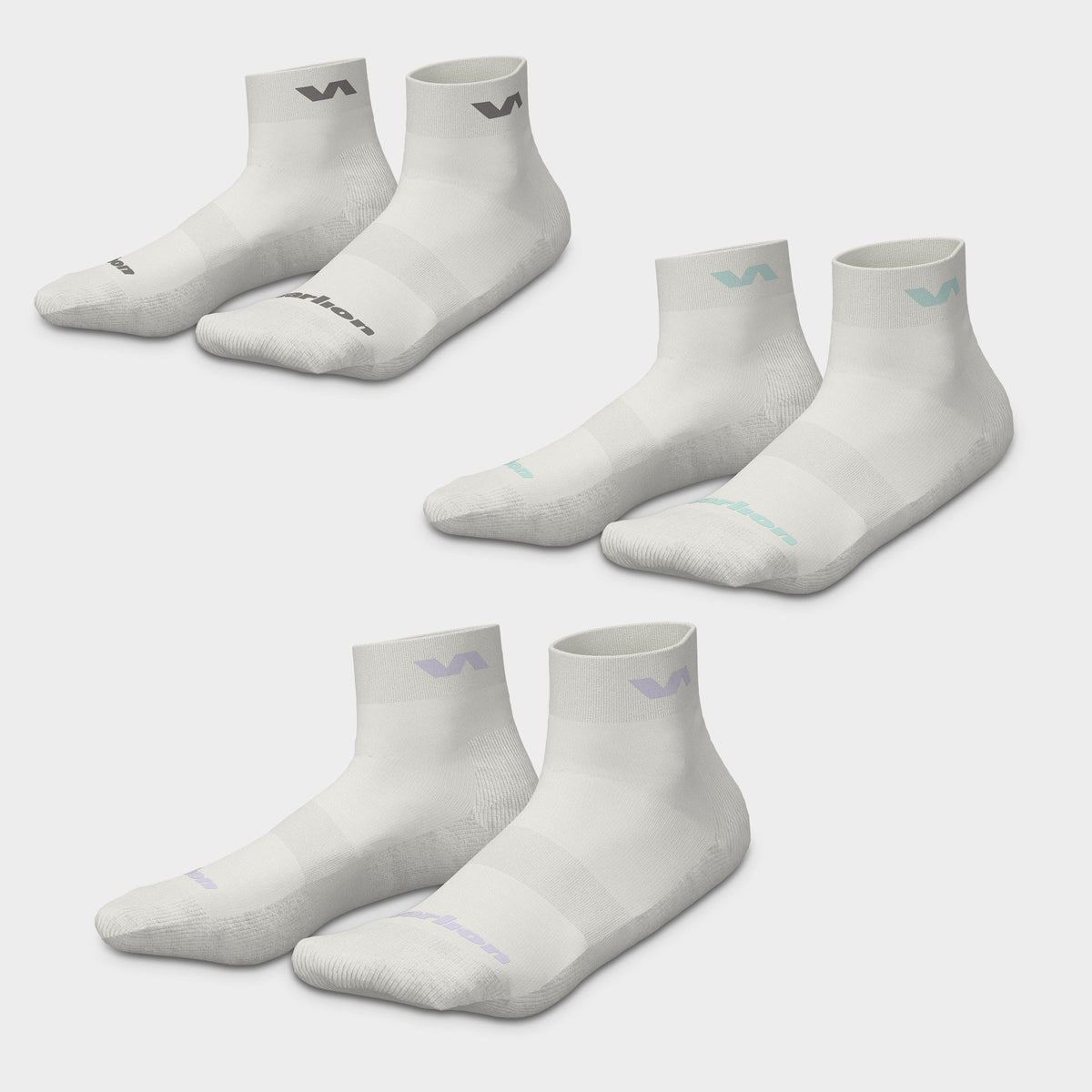 Pack De 3 Calcetines Varlion Ambassadors Pro Tech Mujer Blanco