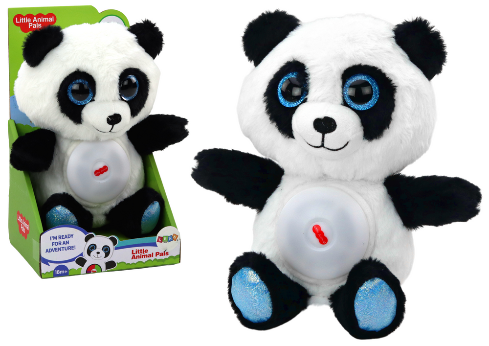 Panda Teddy Bear Sleeper Lamp Lullabies Cuddly Toy Mascot 30 Cm