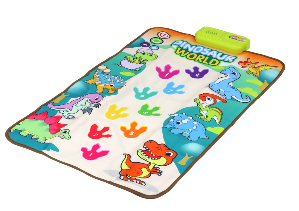 Educational Interactive Dance Mat Dinosaurs Lights Sounds