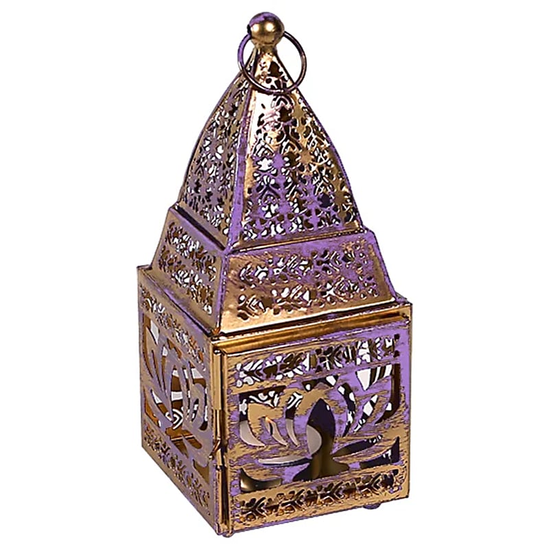 Iluminação Atmosférica Lótus Oriental - 8,5x8x19 Cm