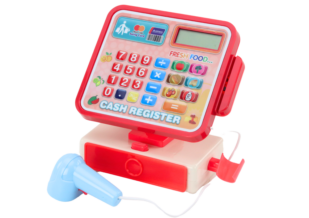 Set Donut Shop Confectionery Cash Register Microwave