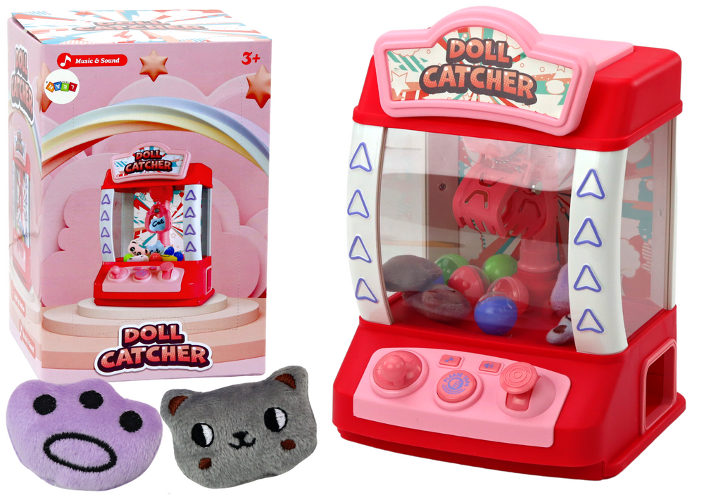 Machine For Catching Dolls Gadgets Stuffed Animals Balls Pink