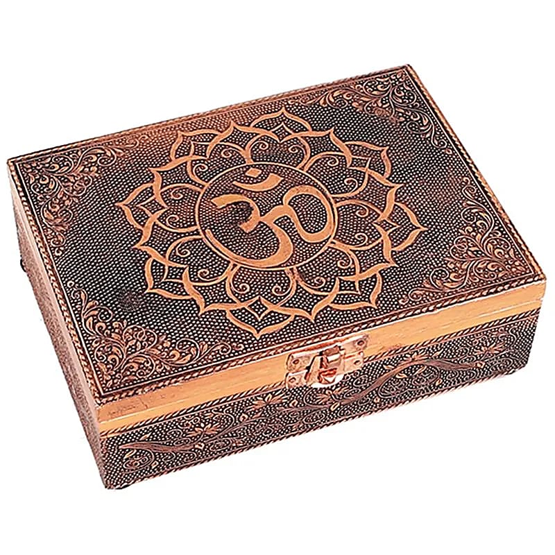 Tarotová krabička Ohm Copper Color - 18x13x6 cm