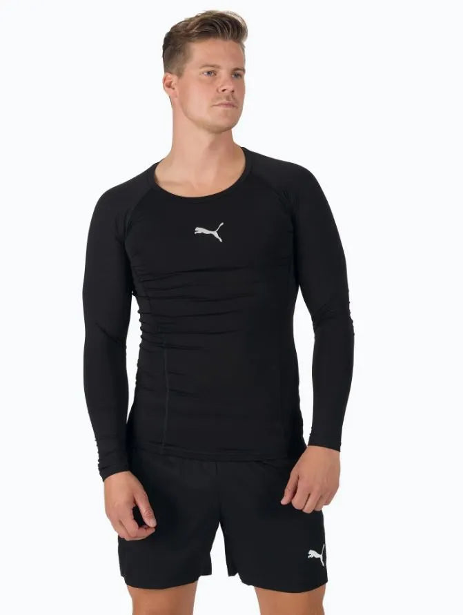 Maillot Thermique Puma Liga Baselayer Tee Ls Noir