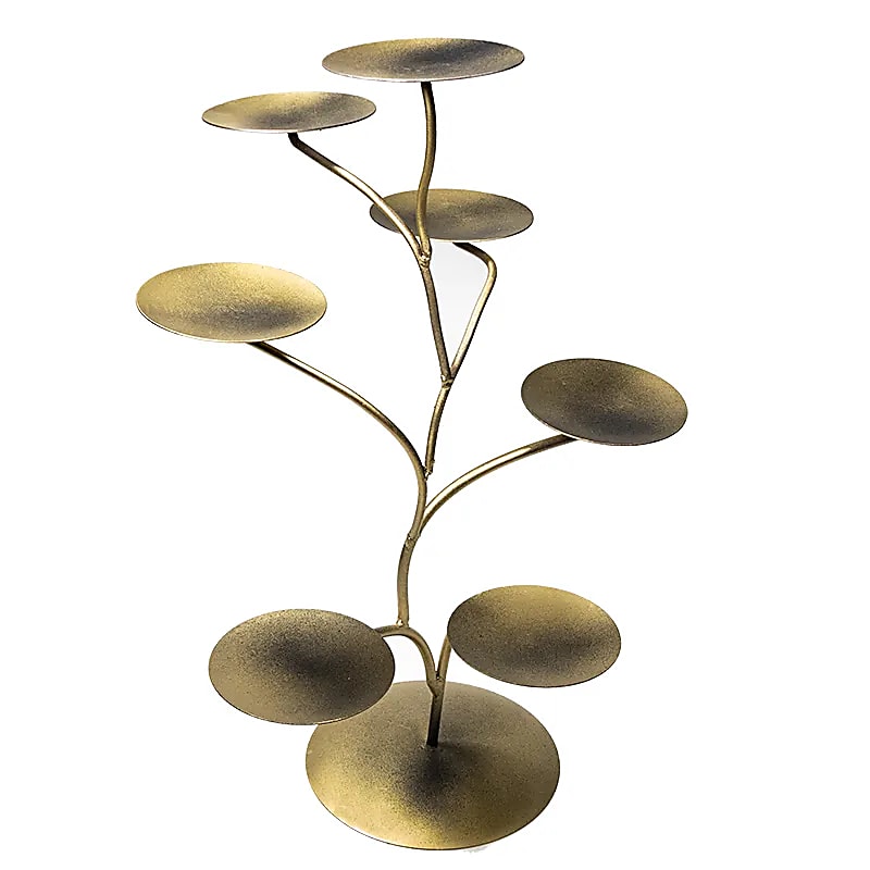 Metalowy wyświetlacz Chakra Lotus - 57x35 cm