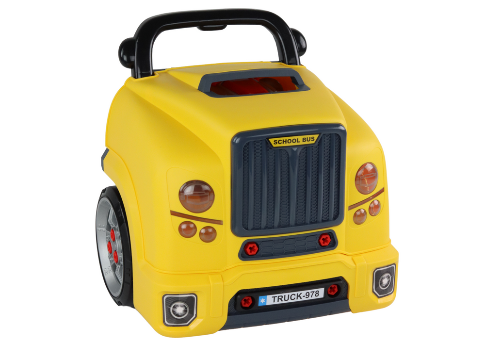 Workshop Engine Bus Disassembly Diy Kit Yellow