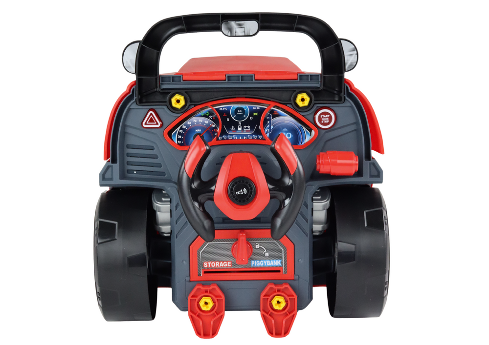 Workshop Engine Truck Disassembly Diy Kit Red