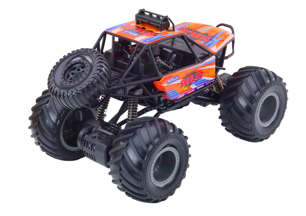 Off-road Remote Controlled Rc Car 1:8 Shock Absorbers Orange