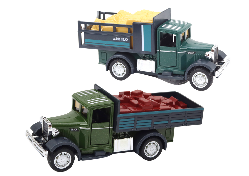 Aluminum Delivery Car With Opening Doors Lights And Sounds