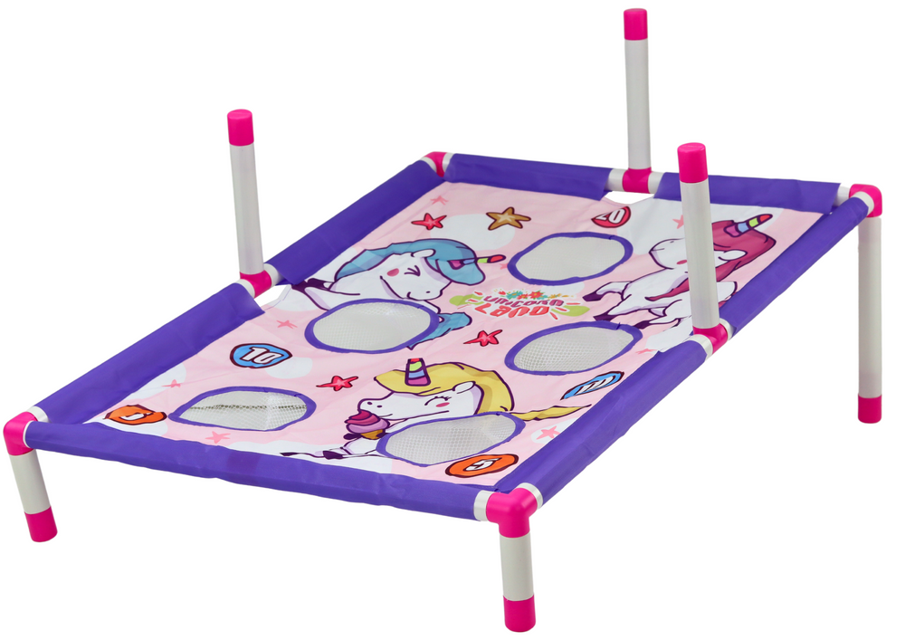 Jeu d'arcade Hoop Bag Throw 2in1 Unicorn Board
