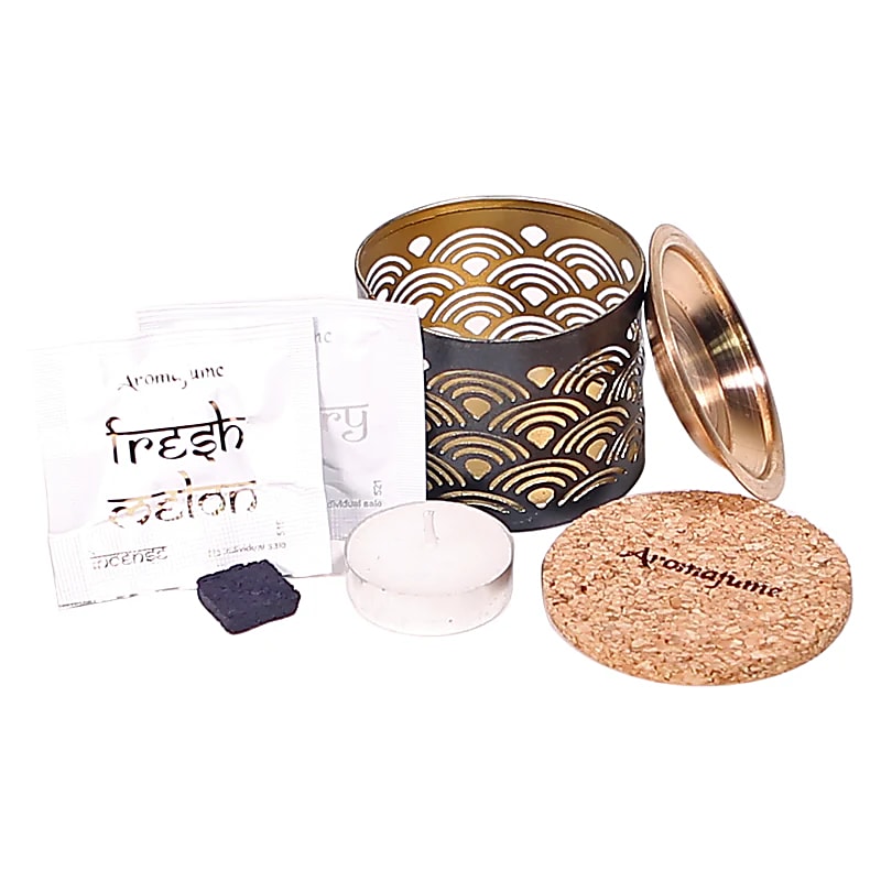 Aromafume Exotic Incense Diffuser Rainbow --sæt med 2 stk - 100 G; 6,5x7 cm