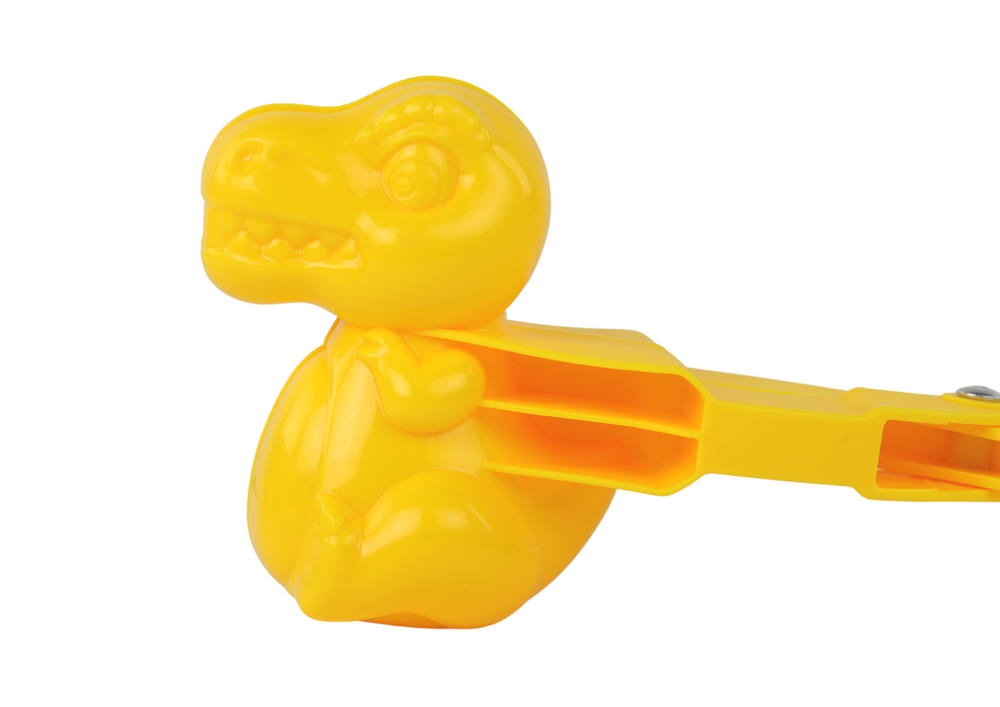 Snow Maker Snowball Machine Yellow Dinosaur