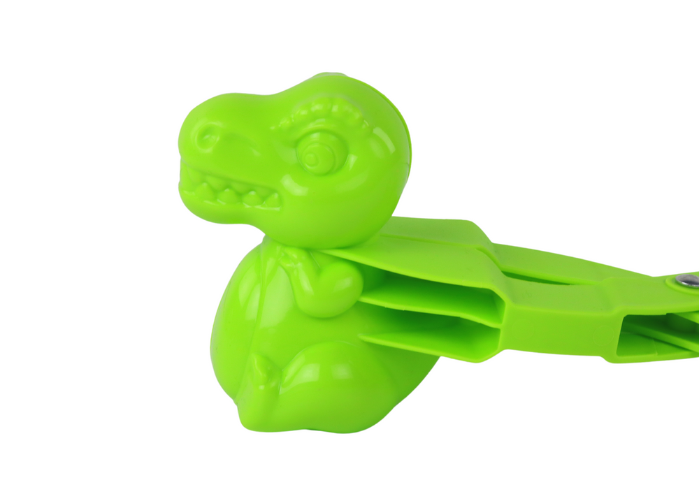 Snow Maker Snowball Machine Green Dinosaur
