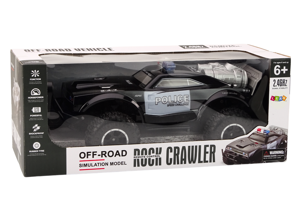 Off-road Remote Controlled Police Car Rc 1:8