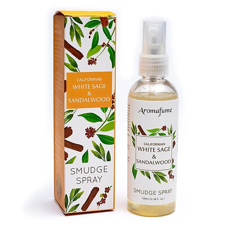 Räucherspray Weißer Salbei & Sandelholz Aromafume – 100 ml Packung mit 3 Stück