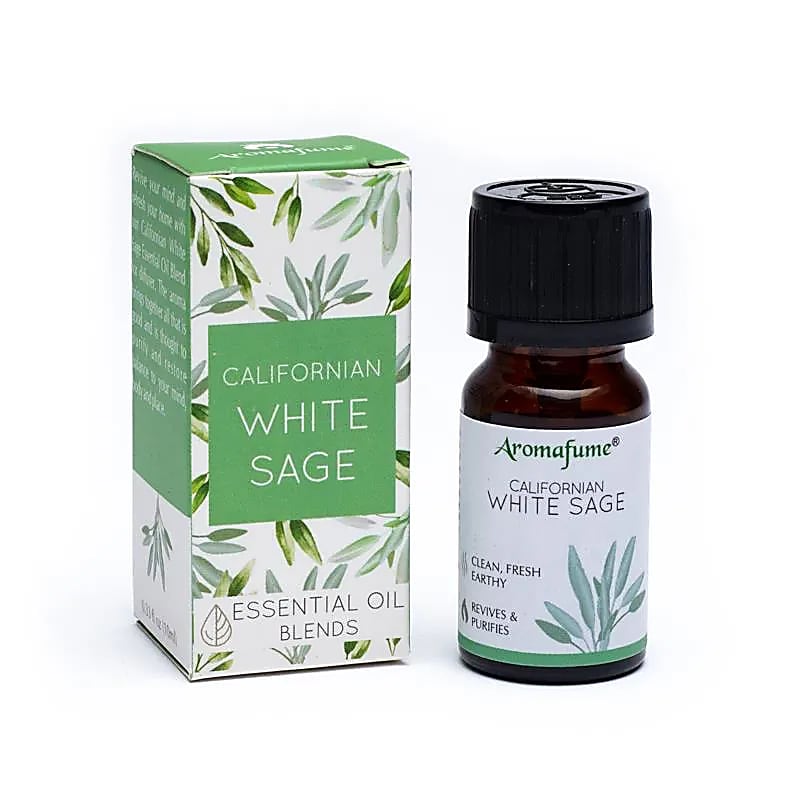 Aromafume de mezcla de aceite esencial de salvia blanca, paquete de 3 piezas, 10 ml
