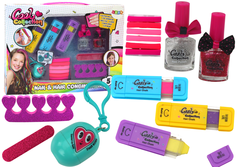 Hair Dyeing Kit Nail Painting Lip Balm