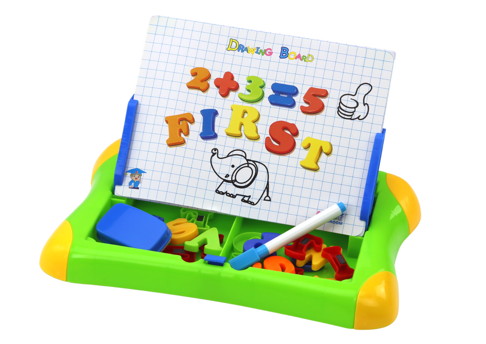 Magnetic Educational Board Letters Numbers Marker Pen Sponge