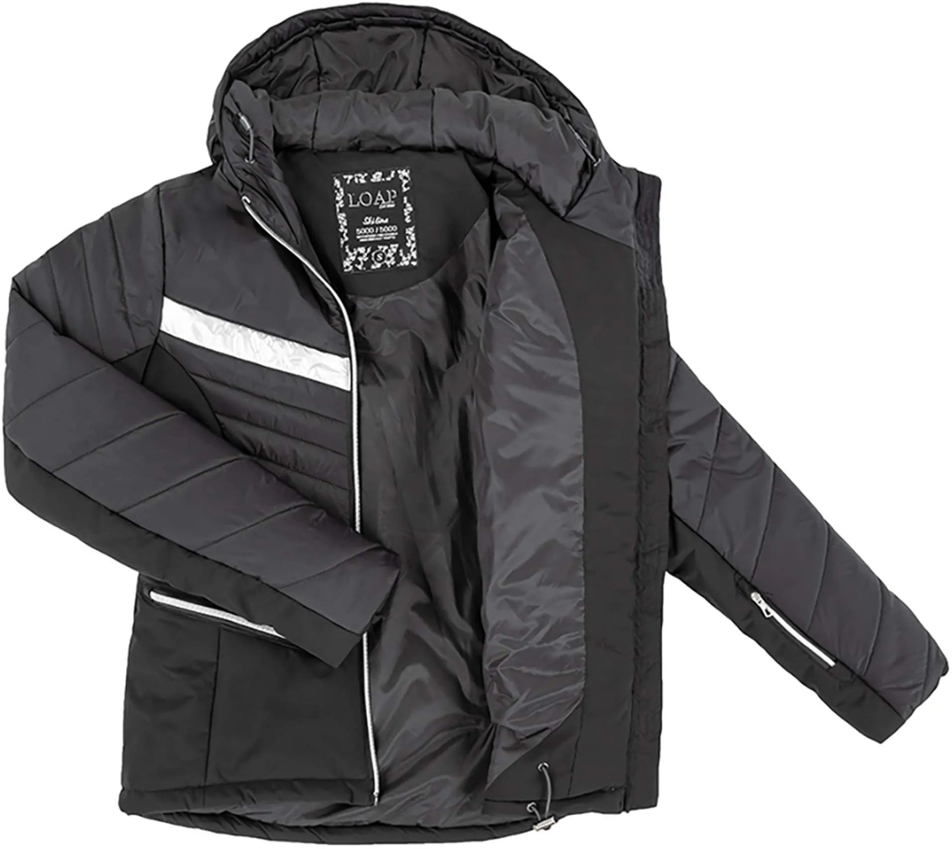 Damen-Skijacke Loap Oktie Schwarz