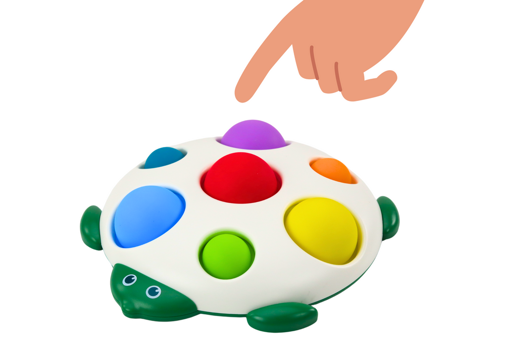Turtle Sensory Toy Educational Board Pop-it Tabs