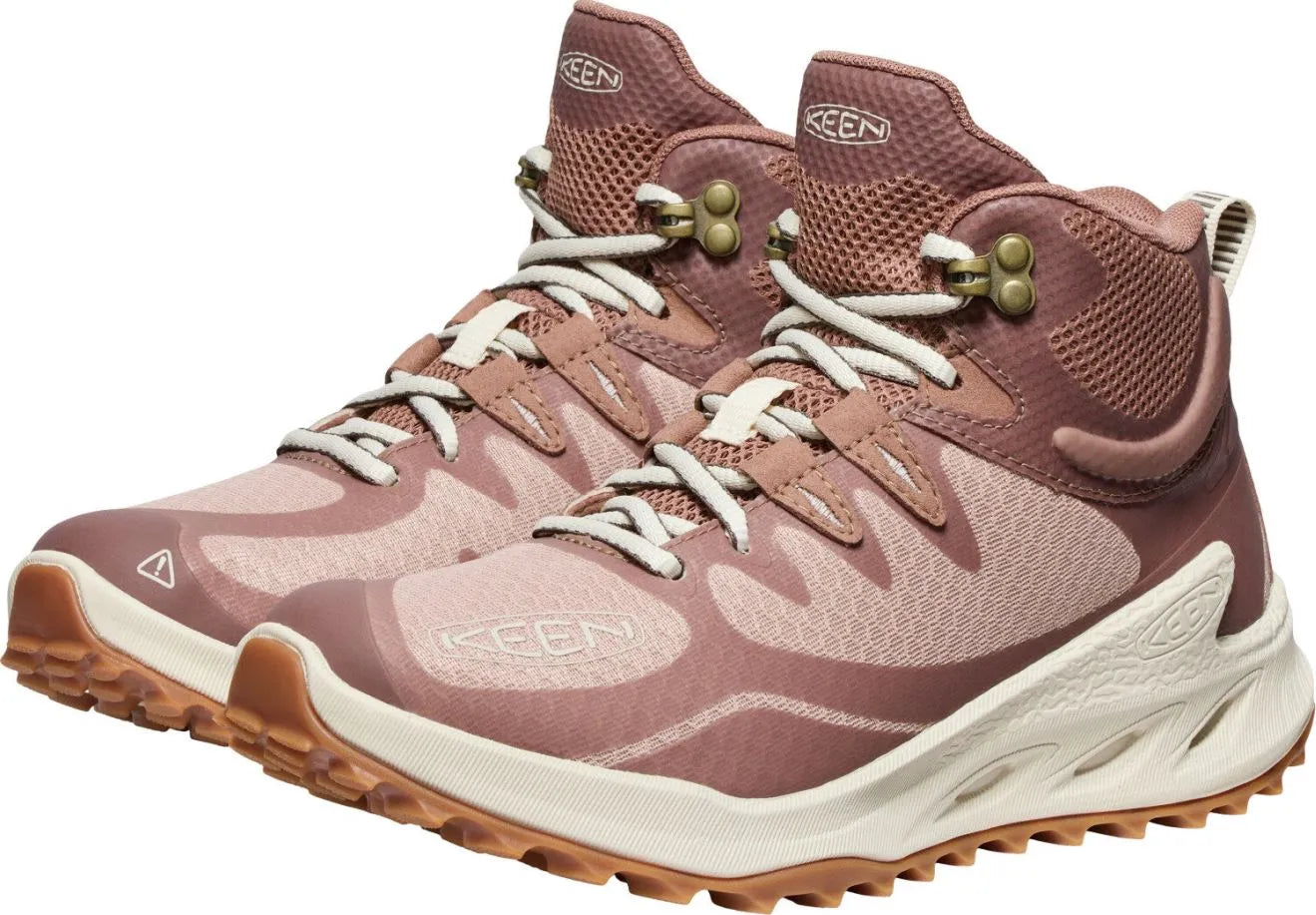 Дамски обувки Keen Wmns Zionic Mid Wp Warm Taupe/birch Light Brown