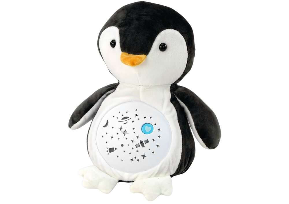 Teddy Bear Sleeping Lights Sounds Night And Day Mode Penguin