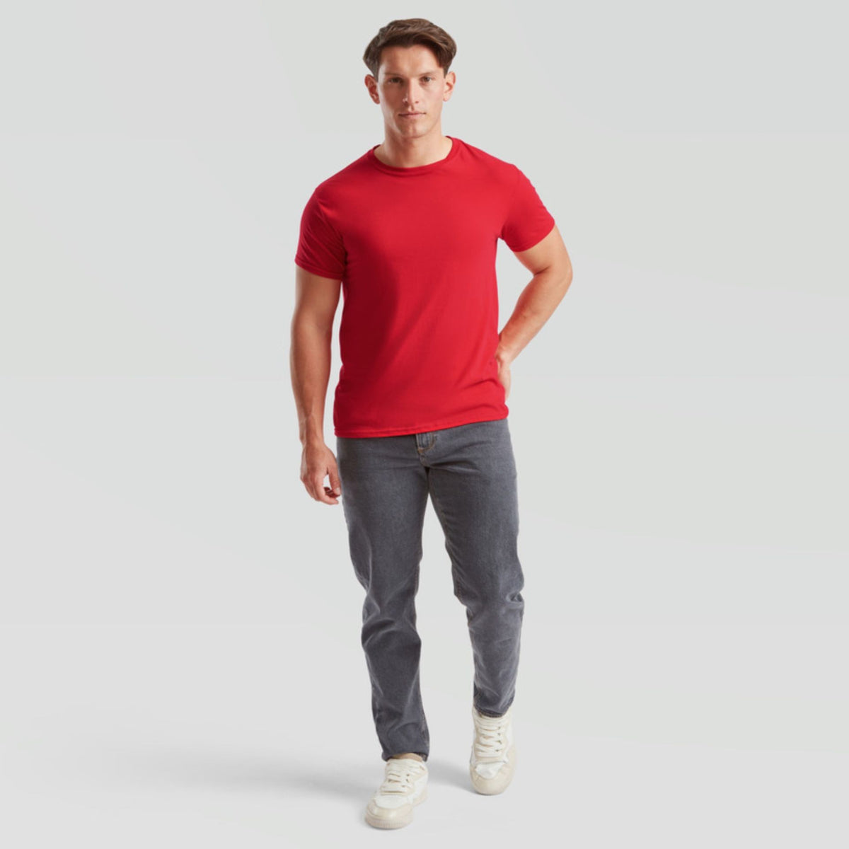 T-shirt iconica 150 T di Fruit Of The Loom Rojo