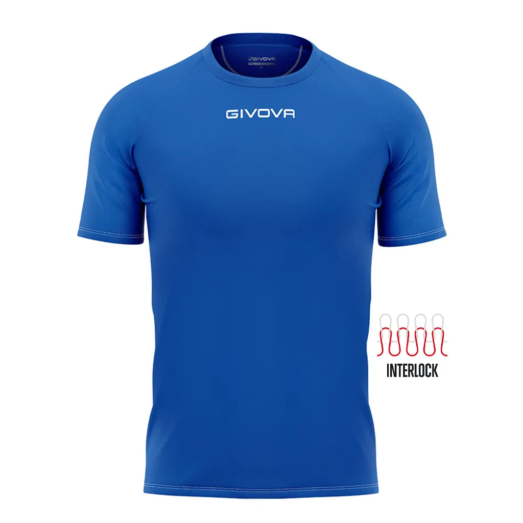 Tricou sport Givova Capo Royal Blue