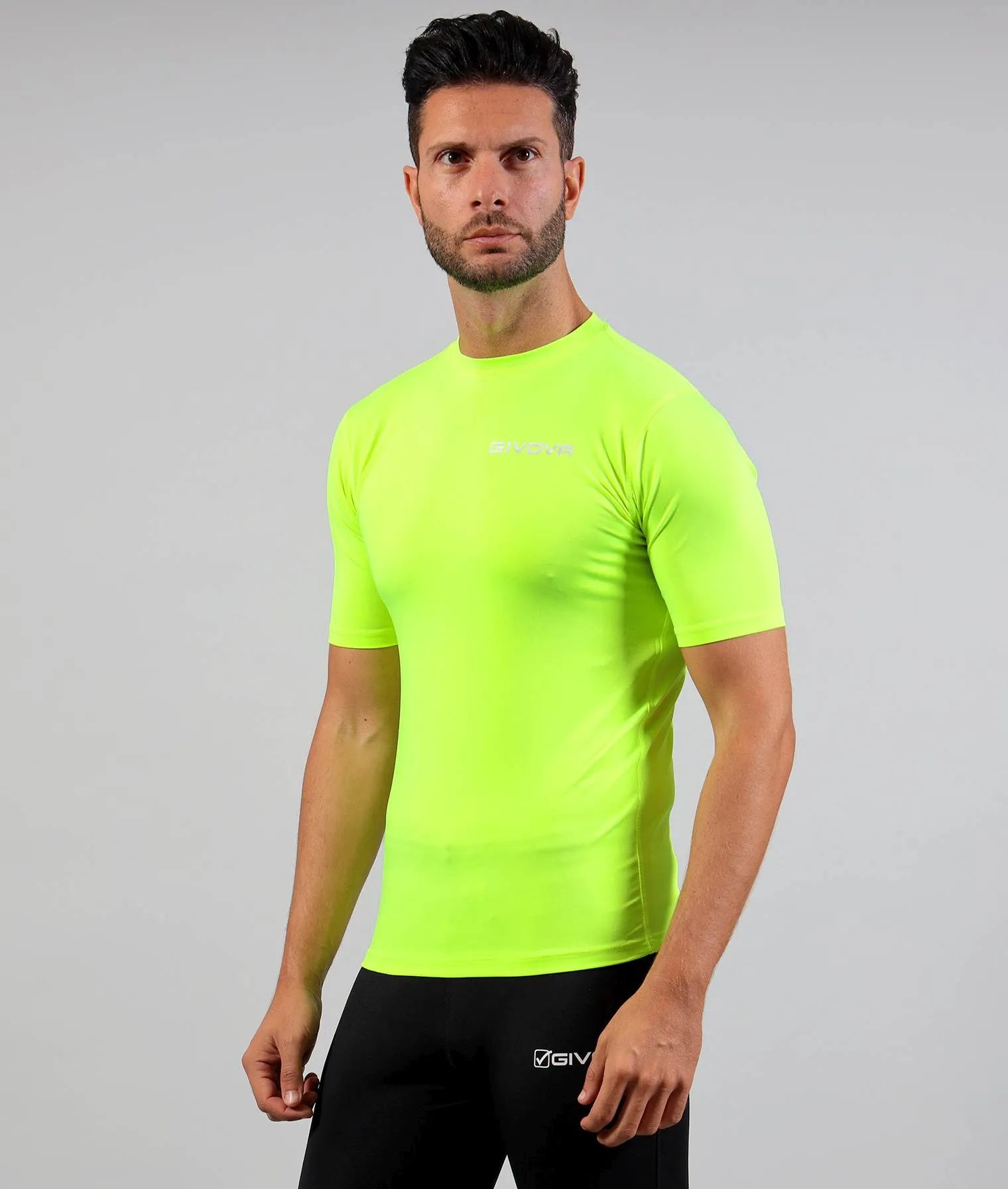 Tricou sport pentru bărbați Givova Corpus 2 Galben