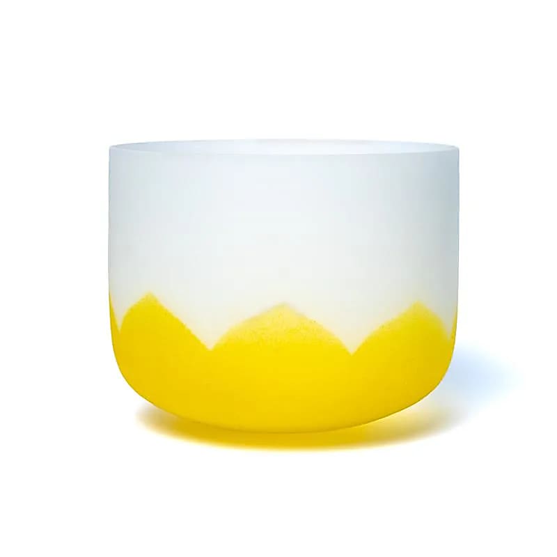 Křišťálová mísa pro zpěv Lotus Chakra 3 Etone 432 Hz - 30 cm