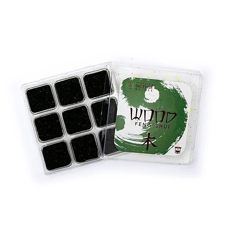 Aromafume Feng Shui Incienso Ladrillos Madera - 40g Paquete De 3 Piezas