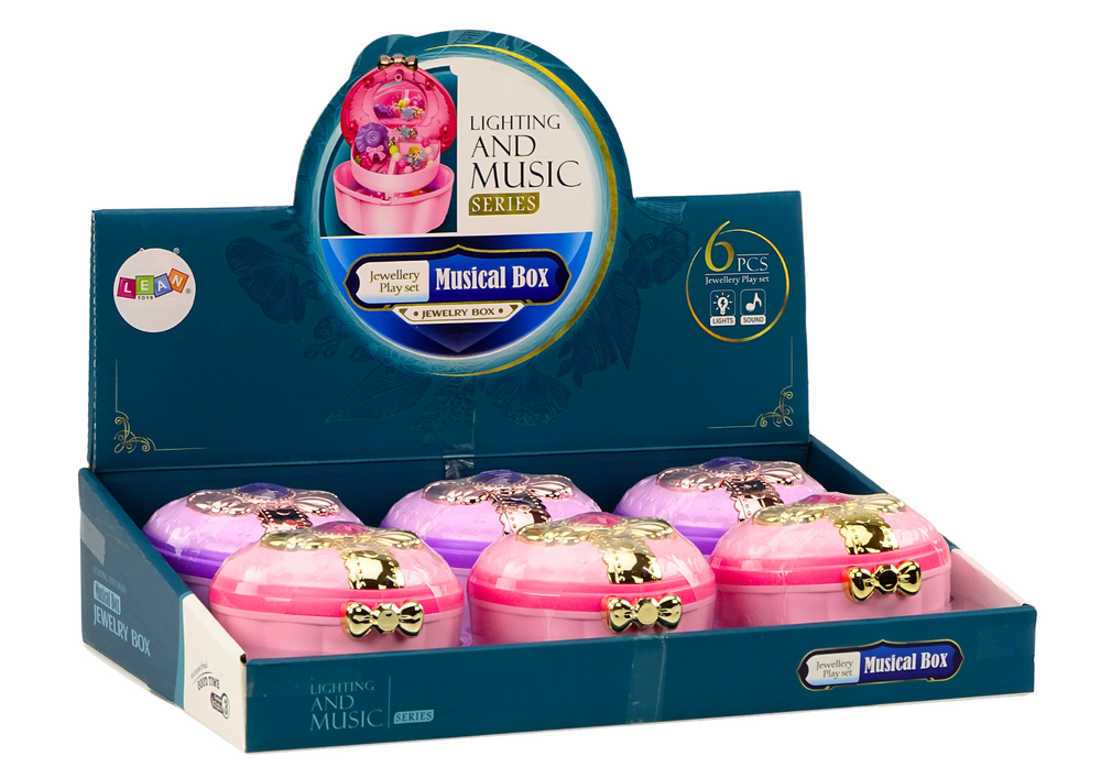 Set: Chest Heart Box Jewelry Box Accessories Mix