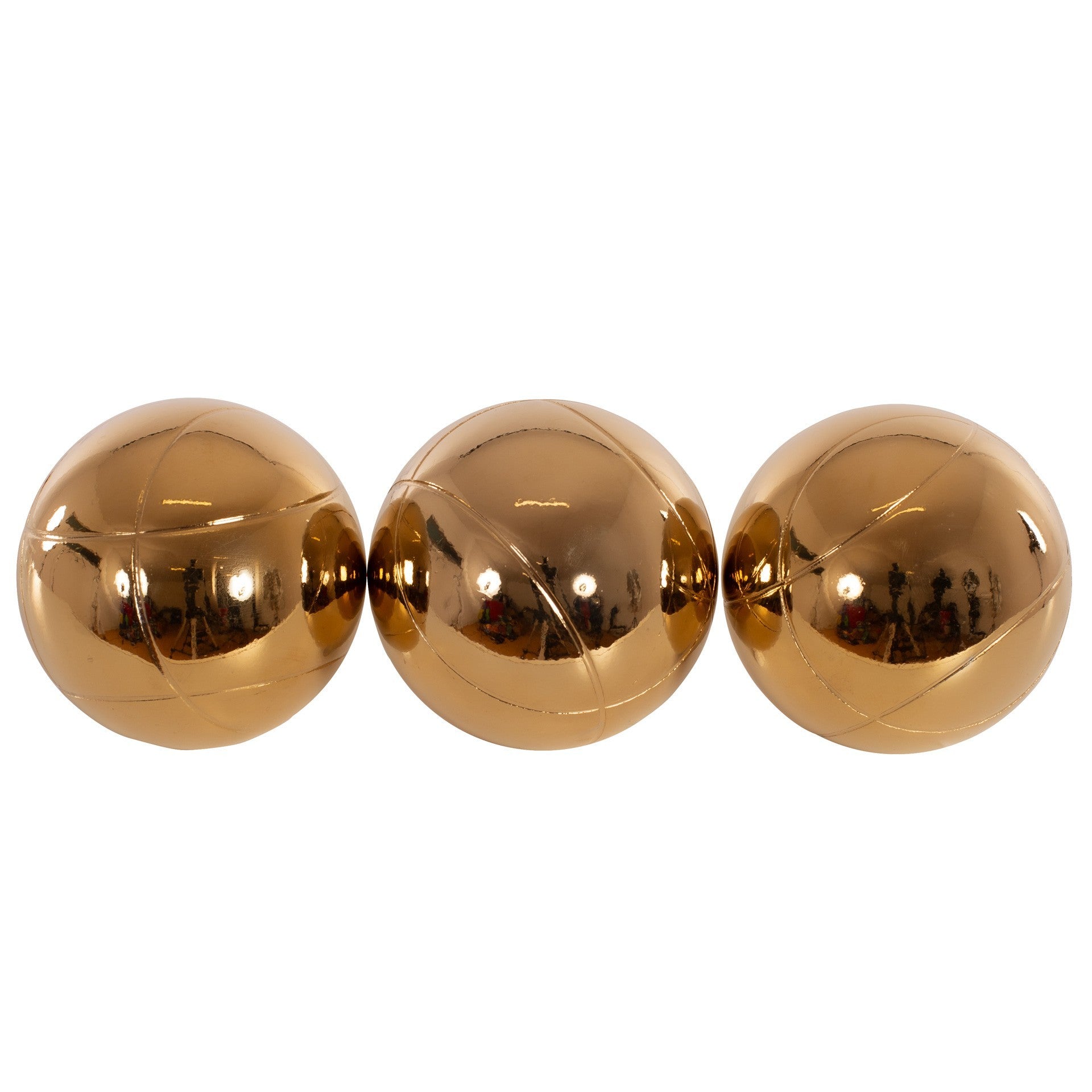 Jeu de pétanque professionnel doré (1 ligne)
