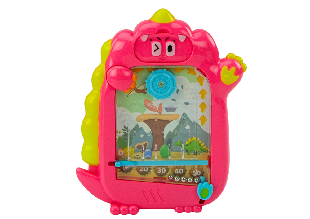 Drawing Board Pocket Game 2in1 Pink Dinosaur